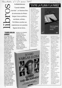 "Entre la pluma y la pared"  [artículo]