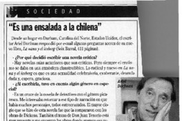 "Es una ensalada a la chilena"