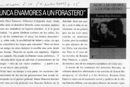 "Nunca enamores a un forastero"  [artículo]
