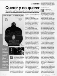 Querer y no querer  [artículo] Héctor Soto