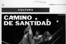 Camino de santidad  [artículo] Leopoldo Pulgar I.