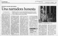 Una narradora honesta  [artículo] Javier Edwards Renard