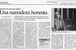 Una narradora honesta  [artículo] Javier Edwards Renard