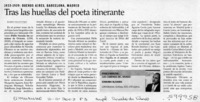 Tras las huellas del poeta itinerante :