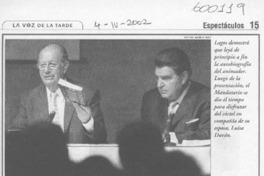 La noche en que el Presidente homenajeó a Don Francisco  [artículo]