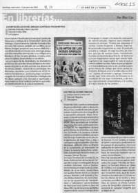 Los mitos de los dioses griegos (contados por Demetrio)  [artículo] Rita Cox