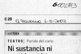 Ni sustancia ni sentido poético  [artículo] Pedro Labra Herrera