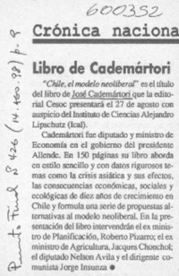 Libro de Cademártori