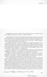 Para leer a Nicanor Parra  [artículo]