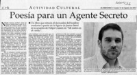 Poesía para un agente secreto  [artículo]