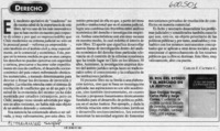 El rol del estado y el mercado en la justicia  [artículo] Carlos F. Cáceres D.