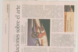 Variaciones sobre el arte