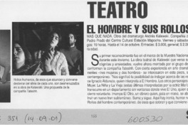 El hombre y sus rollos  [artículo] M. C. J.