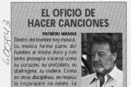 El oficio de hacer canciones  [artículo]