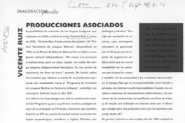 Producciones asociados  [artículo]