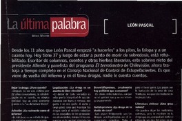 La última palabra  [artículo] Mirko Macari