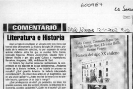Literatura e Historia
