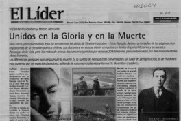 Unidos en la gloria y en la muerte