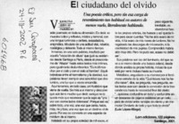 El ciudadano del olvido