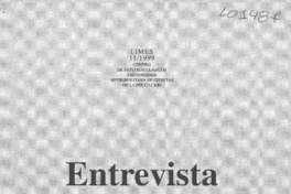 Entrevista a Juan Antonio Widow  [artículo]