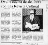 Ovalle cuenta desde ahora con una Revista Cultural  [artículo]