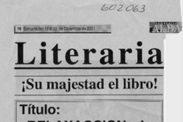 "Relaxacción, la meditación para el siglo XXI"  [artículo] Luis Paz