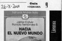 Hacia el nuevo mundo  [artículo]