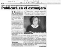Publicará en el extranjero  [artículo] Pamela Vergara