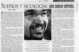 Sueños y sicología, una nueva mirada  [artículo] Romina de la Sotta