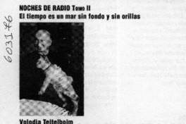 Noches de radio, tomo II  [artículo]