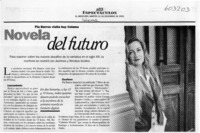 Novela del futuro  [artículo]