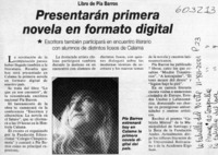 Presentarán primera novela en formato digital