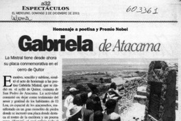 Gabriela de Atacama  [artículo]