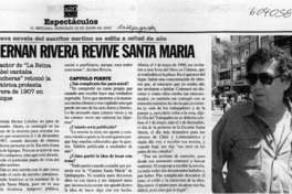 Hernán Rivera revive Santa María  [artículo]