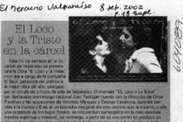 El loco y la triste en la cárcel  [artículo]