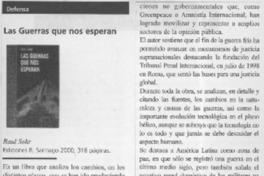 Las guerras que nos esperan  [artículo] V. D.