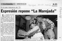 Expresión repone "La Marejada"  [artículo]