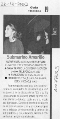 Submarino amarillo  [artículo]