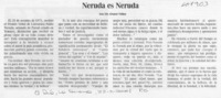 Neruda es Neruda  [artículo] Ana Iris Álvarez Núñez