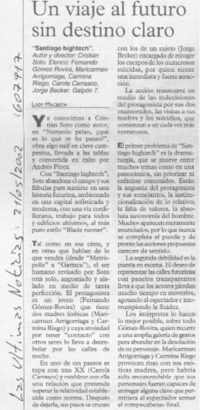 Un viaje al futuro sin destino claro  [artículo] Lady Macbeth