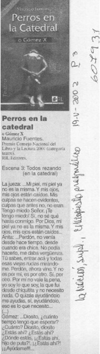 Perros en la Catedral  [artículo]