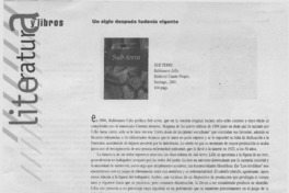 Un siglo después todavía vigente  [artículo] Patricia Espinosa