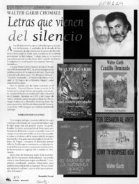 Letras que vienen del silencio  [artículo] Daniella Nazal