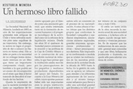 Un hermoso libro fallido  [artículo] J. R. Couyoumdjian