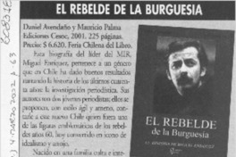 El rebelde de la burguesía  [artículo] Gloria Guerra