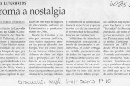 Aroma a nostalgia  [artículo] María Teresa Cárdenas