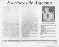 Escritor de Atacama  [artículo]