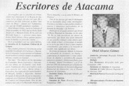 Escritor de Atacama  [artículo]