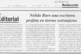 Nélida Baros una escritora profeta en tierras extranjeras  [artículo]