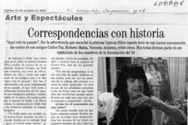 Correspondencias con historias  [artículo]